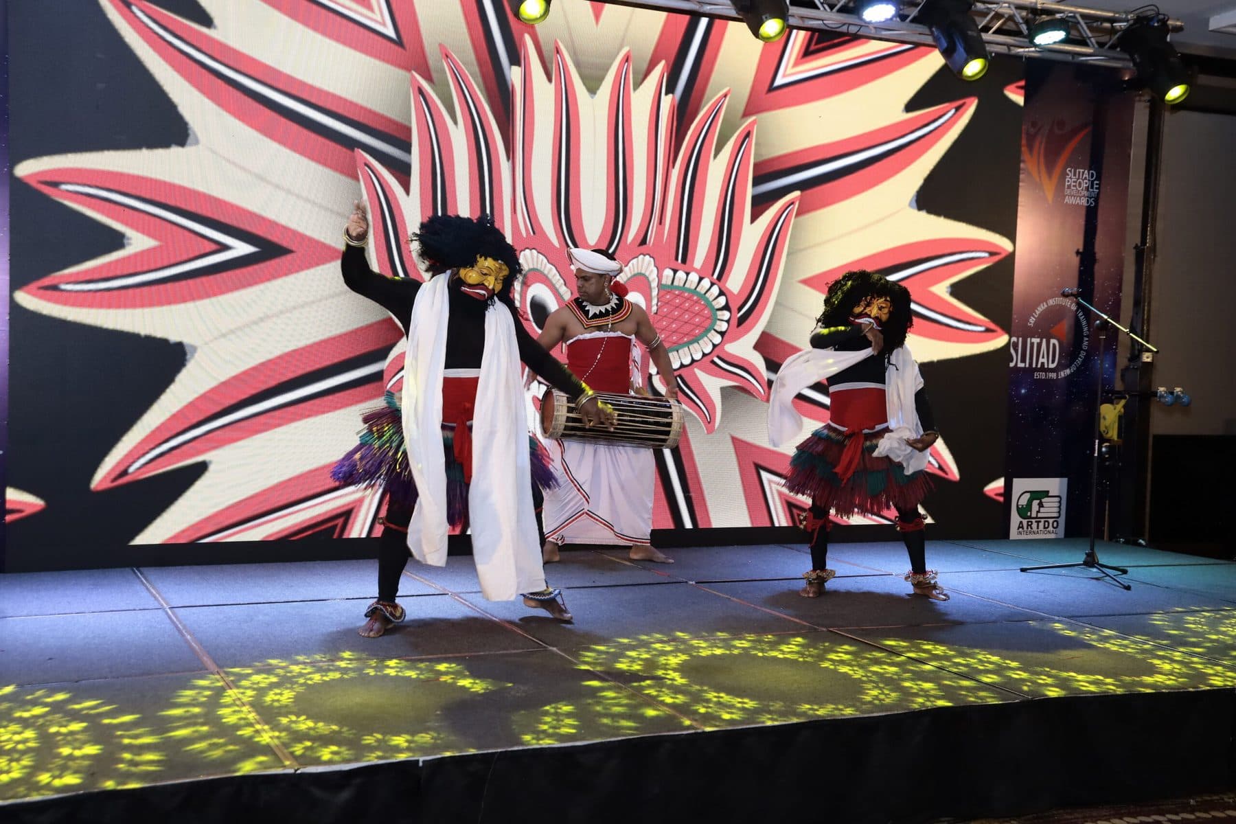 A traditional dance performance at the People Development Awards